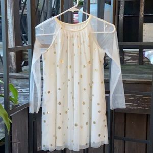 Girls polka dot dress size 7/8